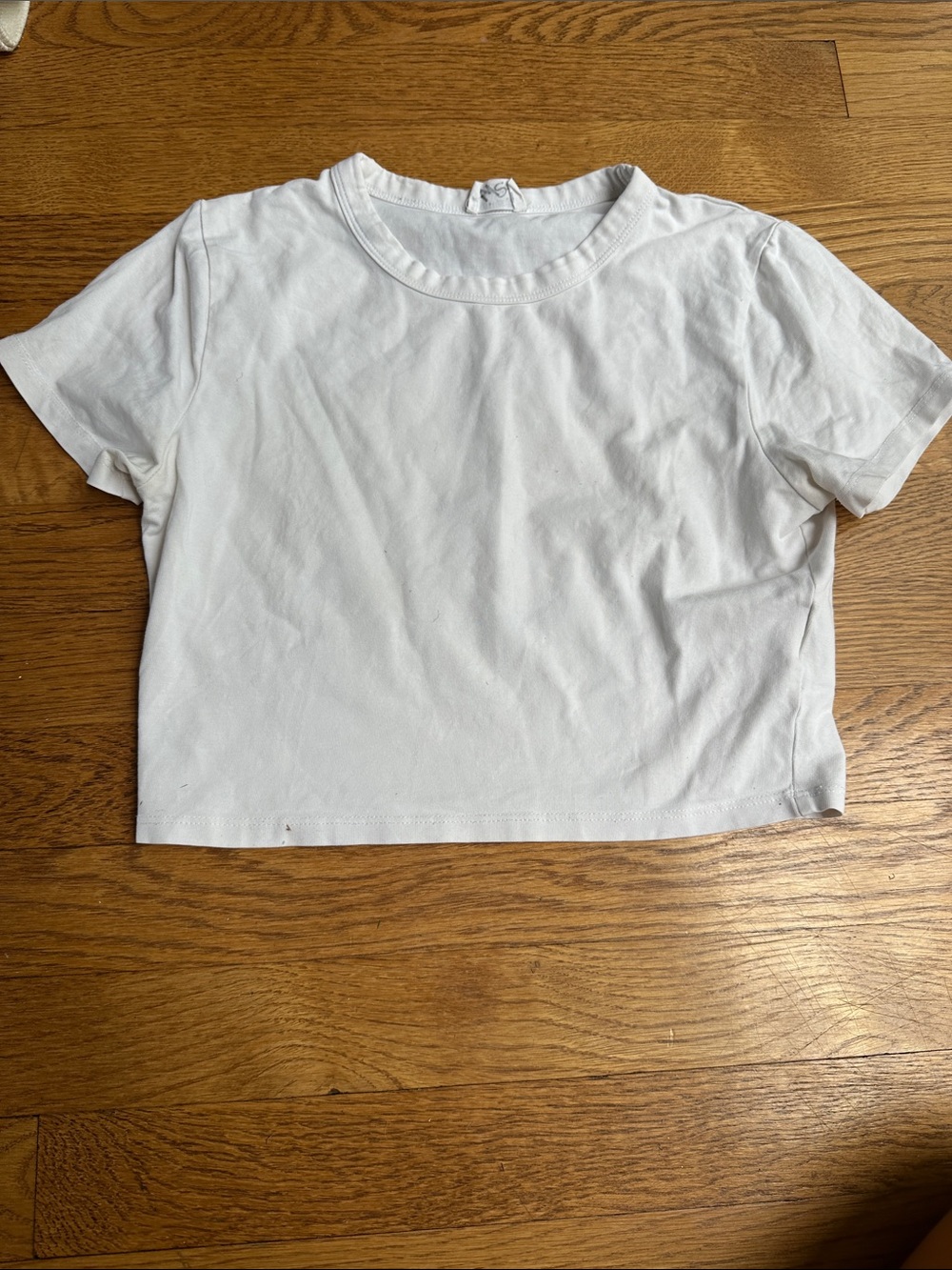 Cotton On White Short Sleeve Crop Tee